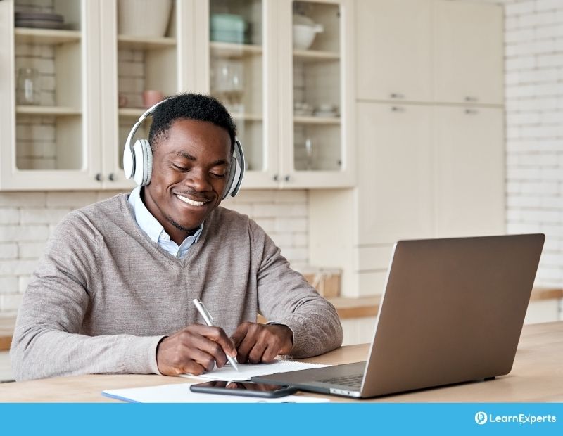 Online seller reviewing account details and financial information on laptop inside TikTok Shop Seller Center.