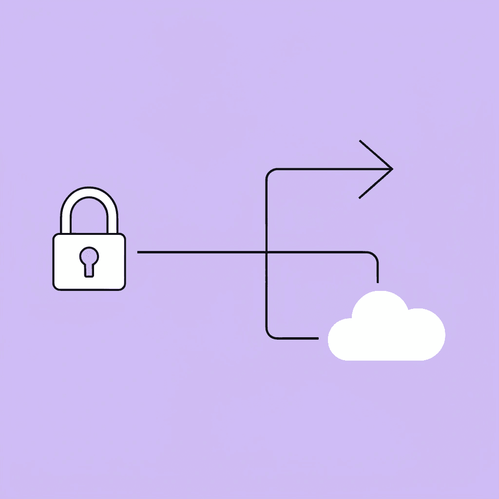 Decision point showing one path leading to Vertex AI with Google Cloud lock-in, another path leading to multi-cloud alternatives