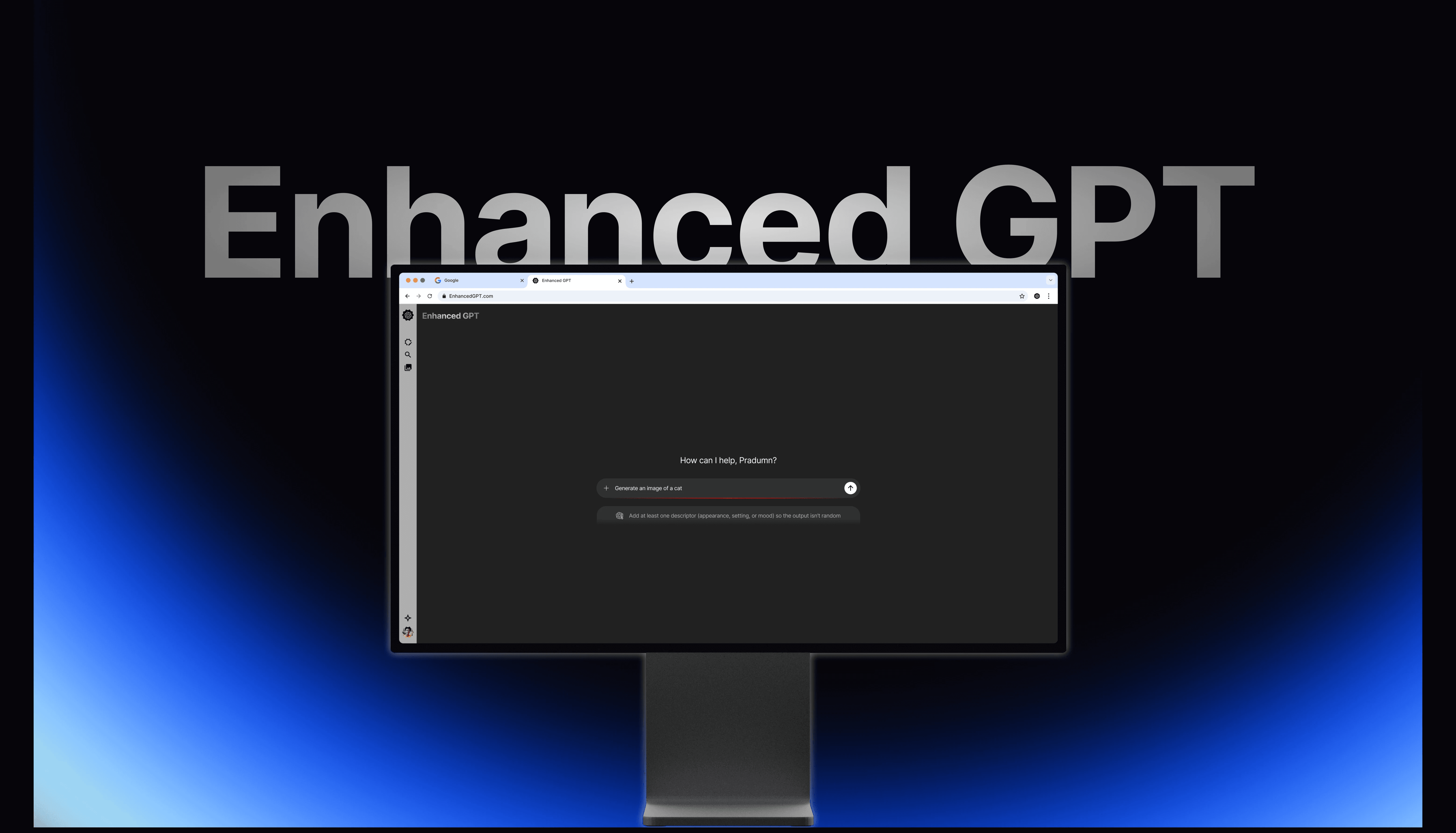 Cover image for Enhanced GPT, a speculative redesign of the ChatGPT interface