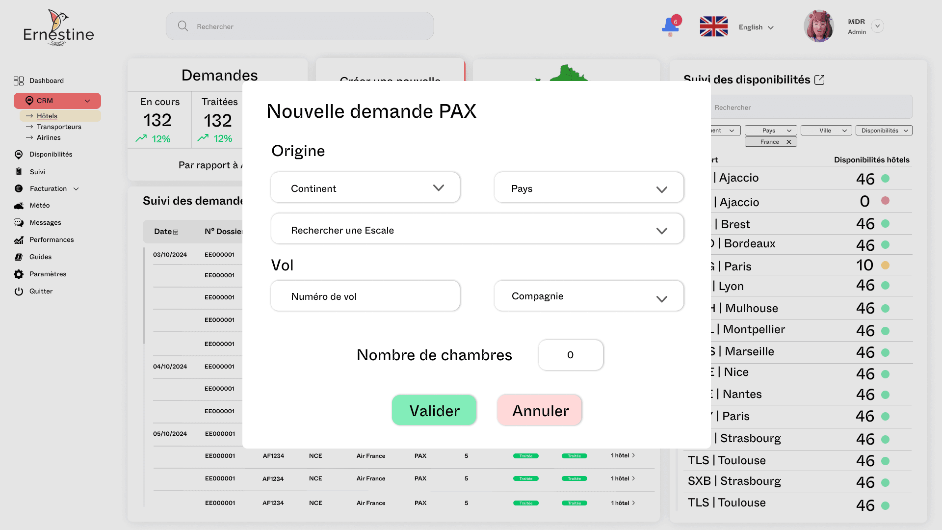 ernestine web app 47