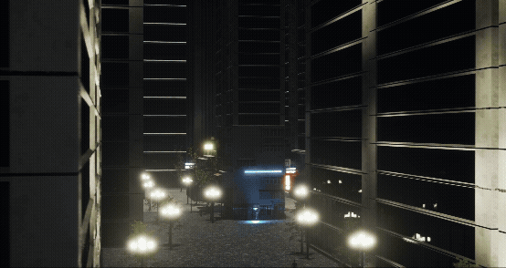 Character animation and scene setup