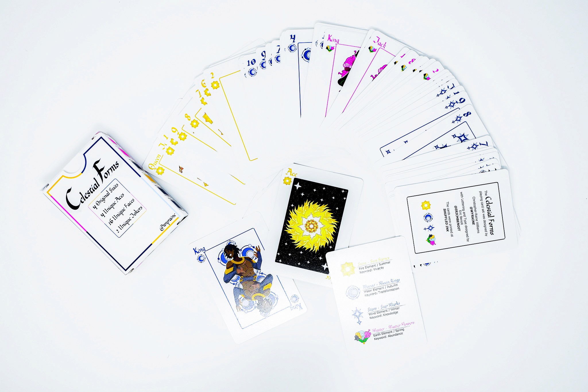 Deck of cards utilizing Sweet Bastard