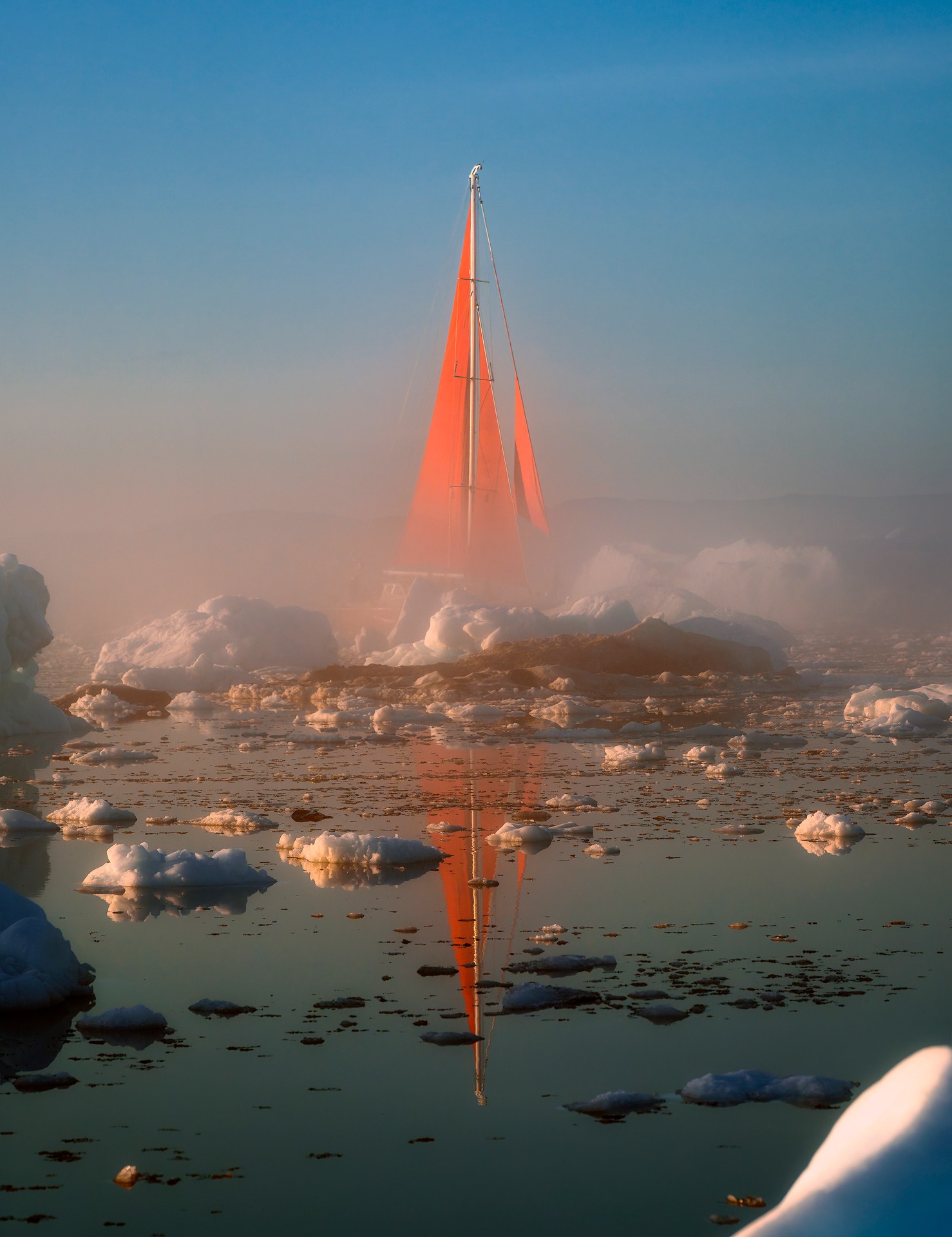 Velero en Groenlandia
