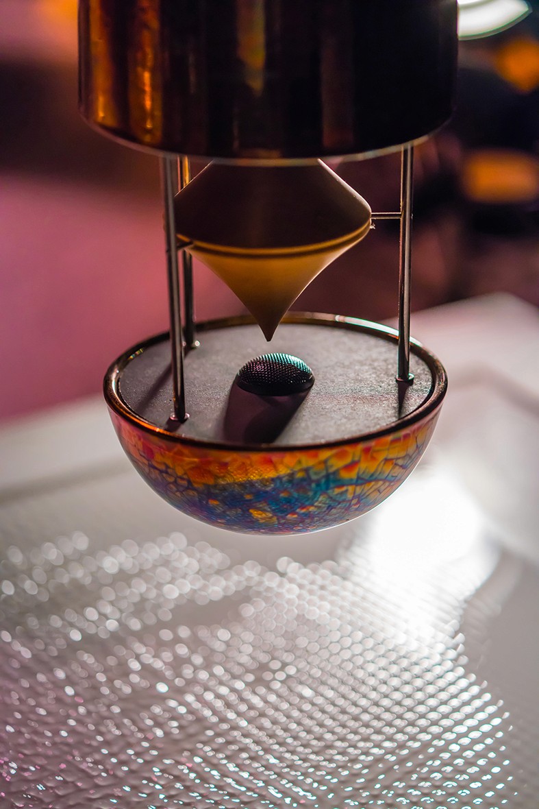 Batch.Works product catalogue book on a work top with a graphic printed image on the front