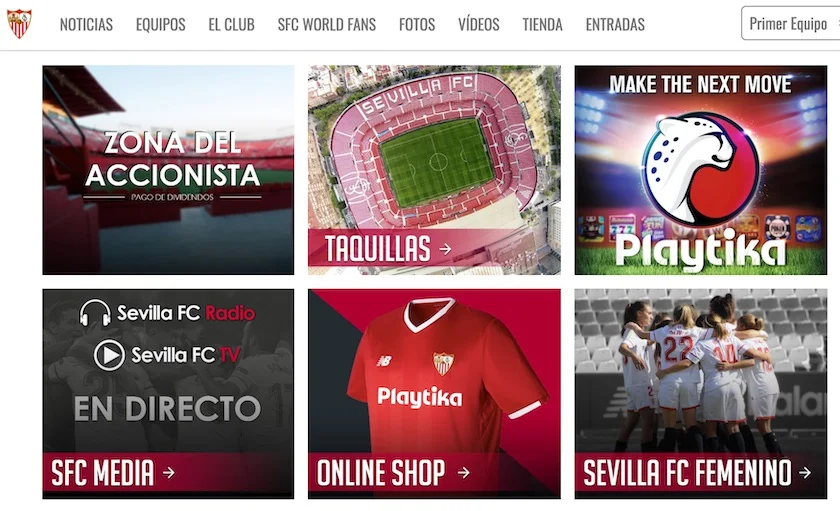 Sevilla FC website