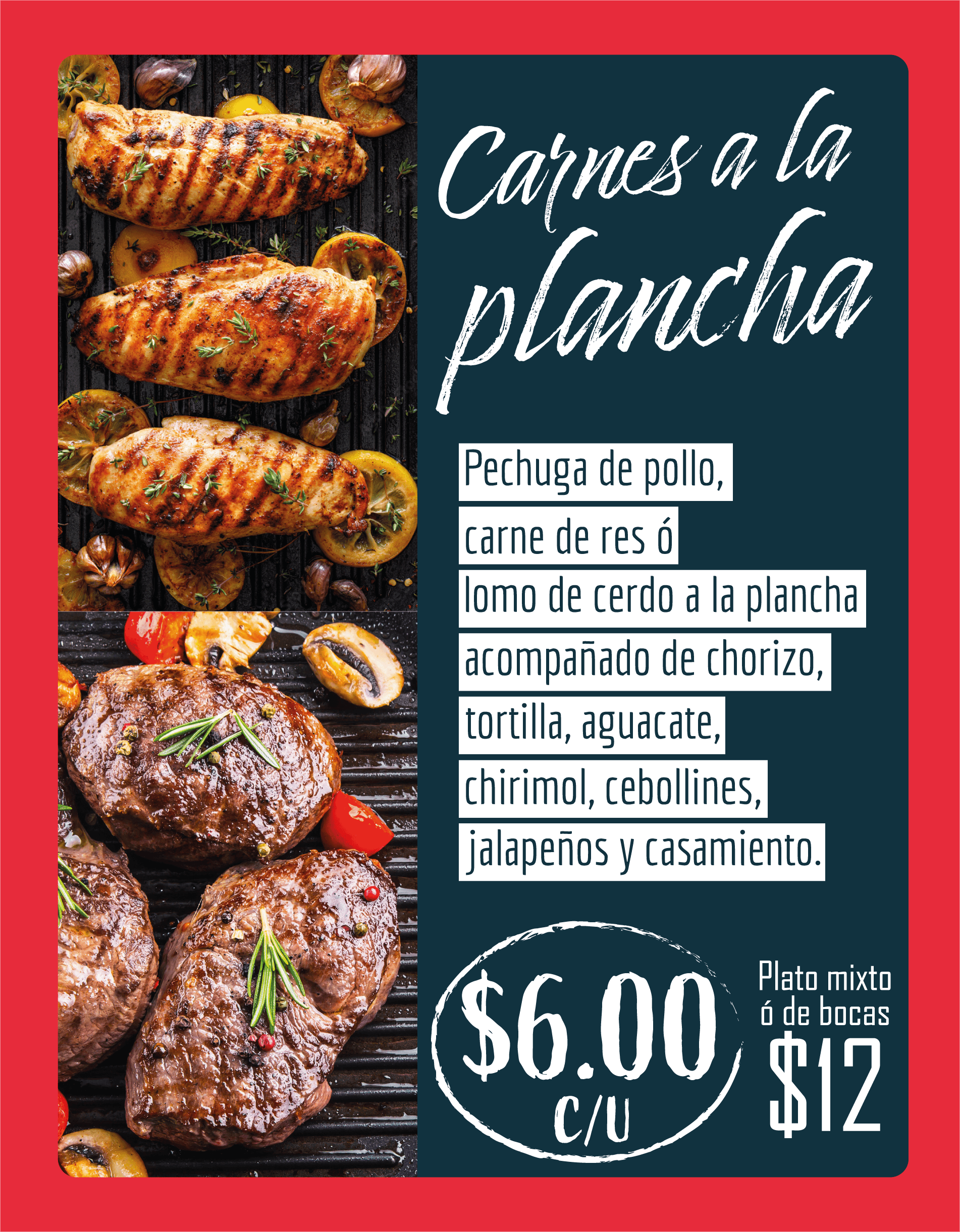 Menú