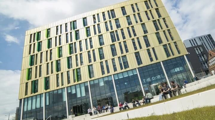 The Core workspace building in Newcastle Upon Tyne