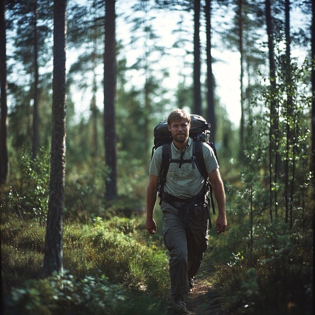 man rucking in Sweden