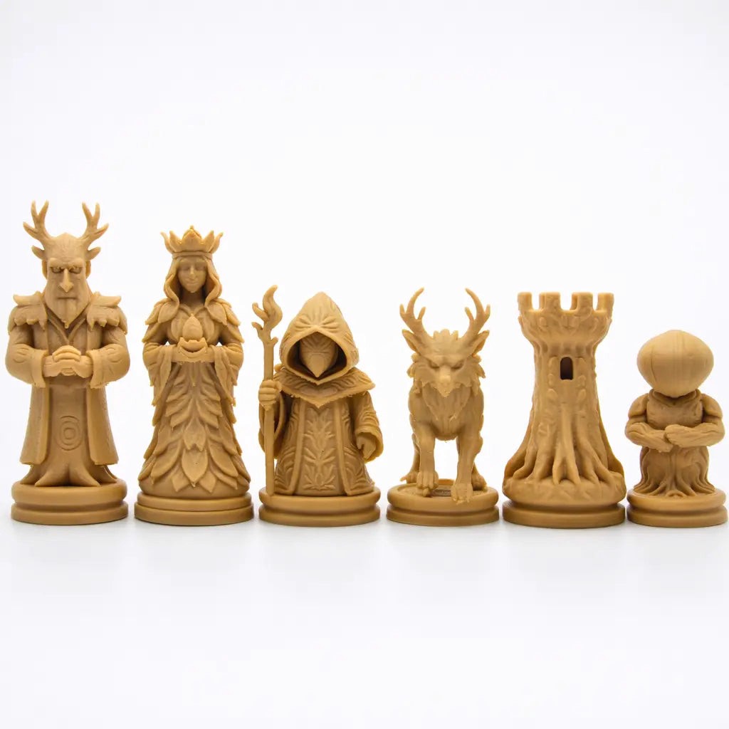 Doğa Temalı Satranç Taşları