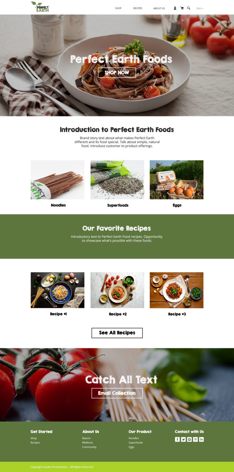 Perfect Earth website by Suzaku