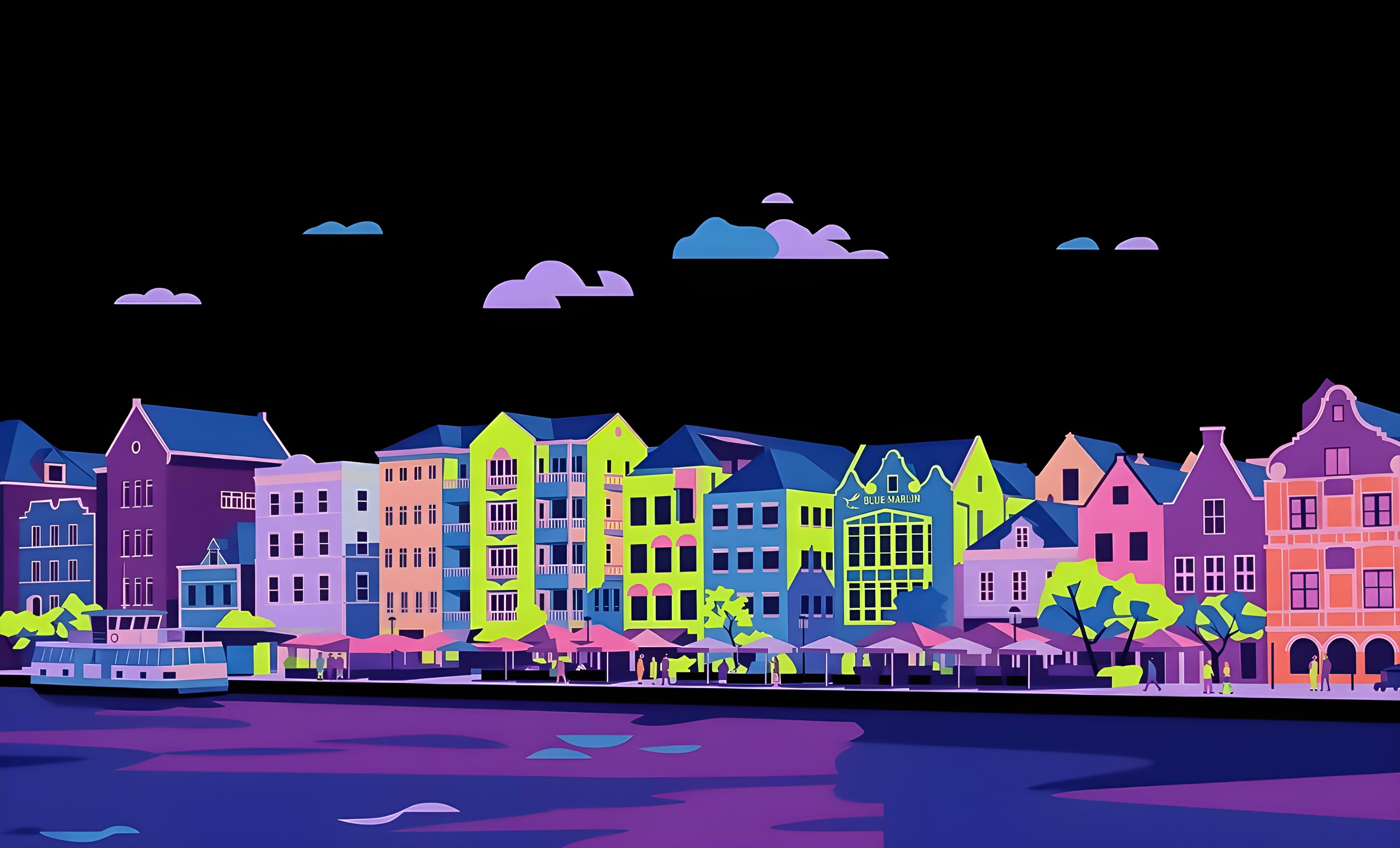 a man looking at his cell phone and laughing