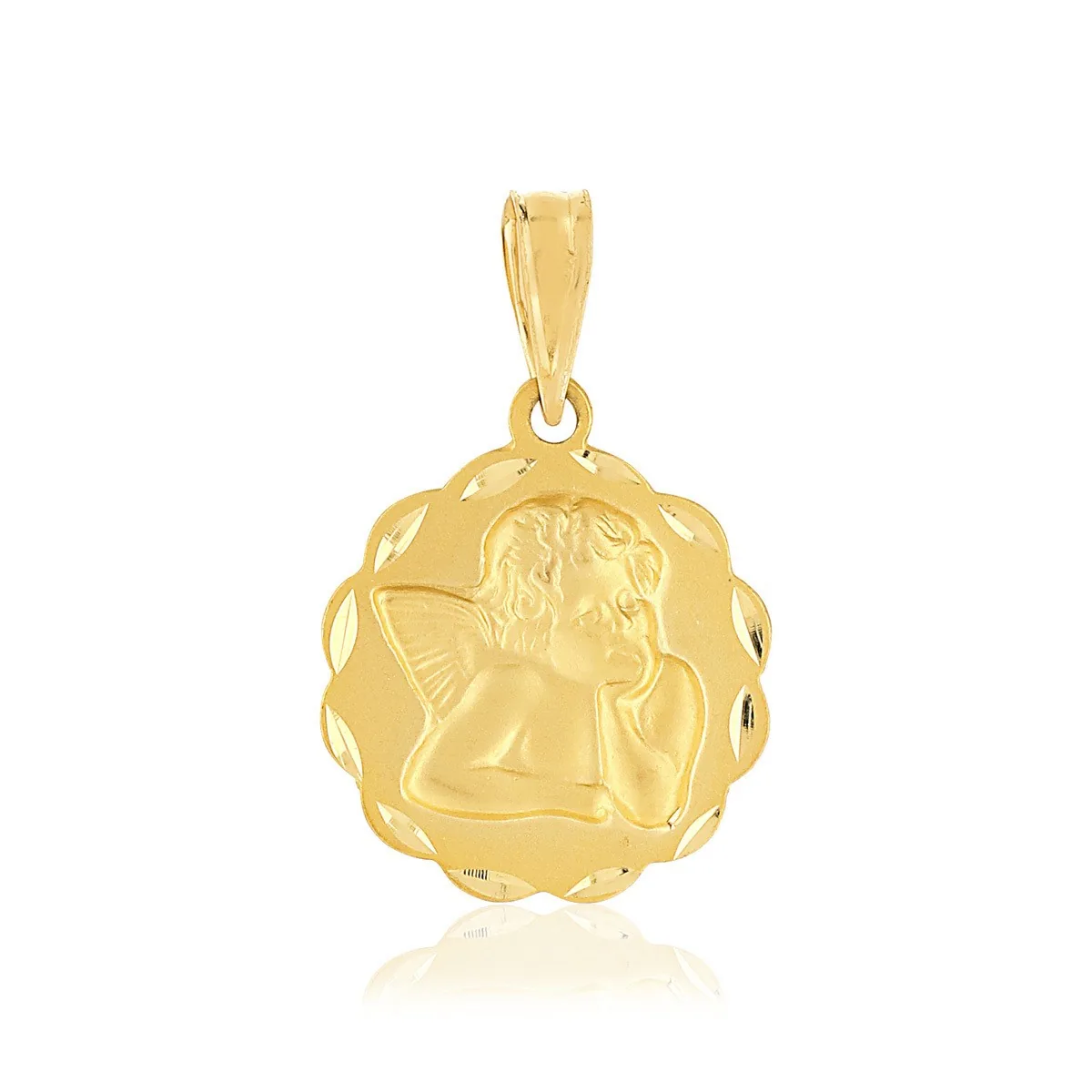 Médaille en or jaune 375