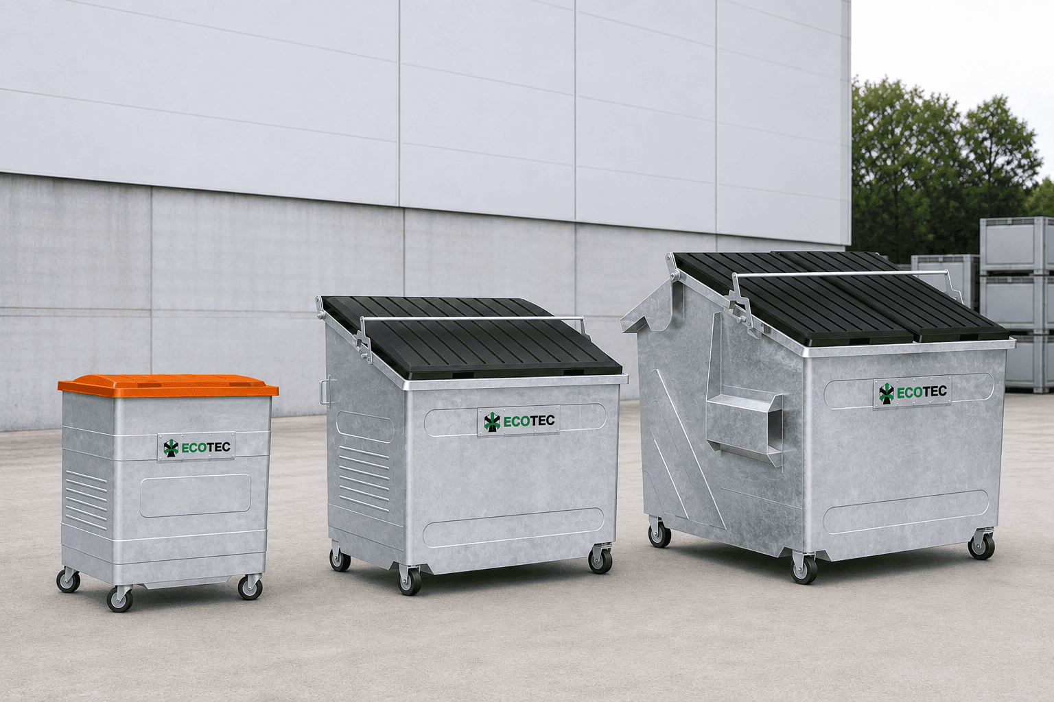 Bins and wheelie bins