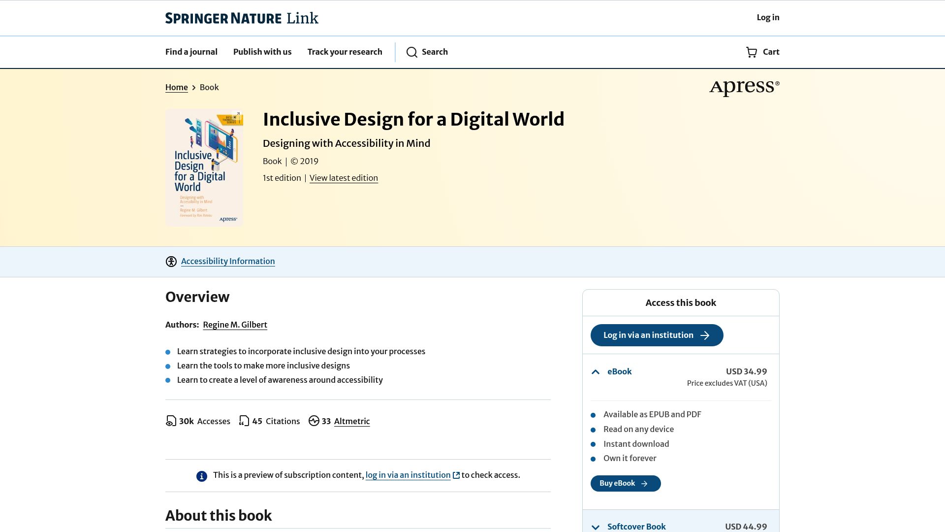 Top 10 Essential UX Books to Read in 2025 - Inclusive Design for a Digital World by Regine M. Gilbert