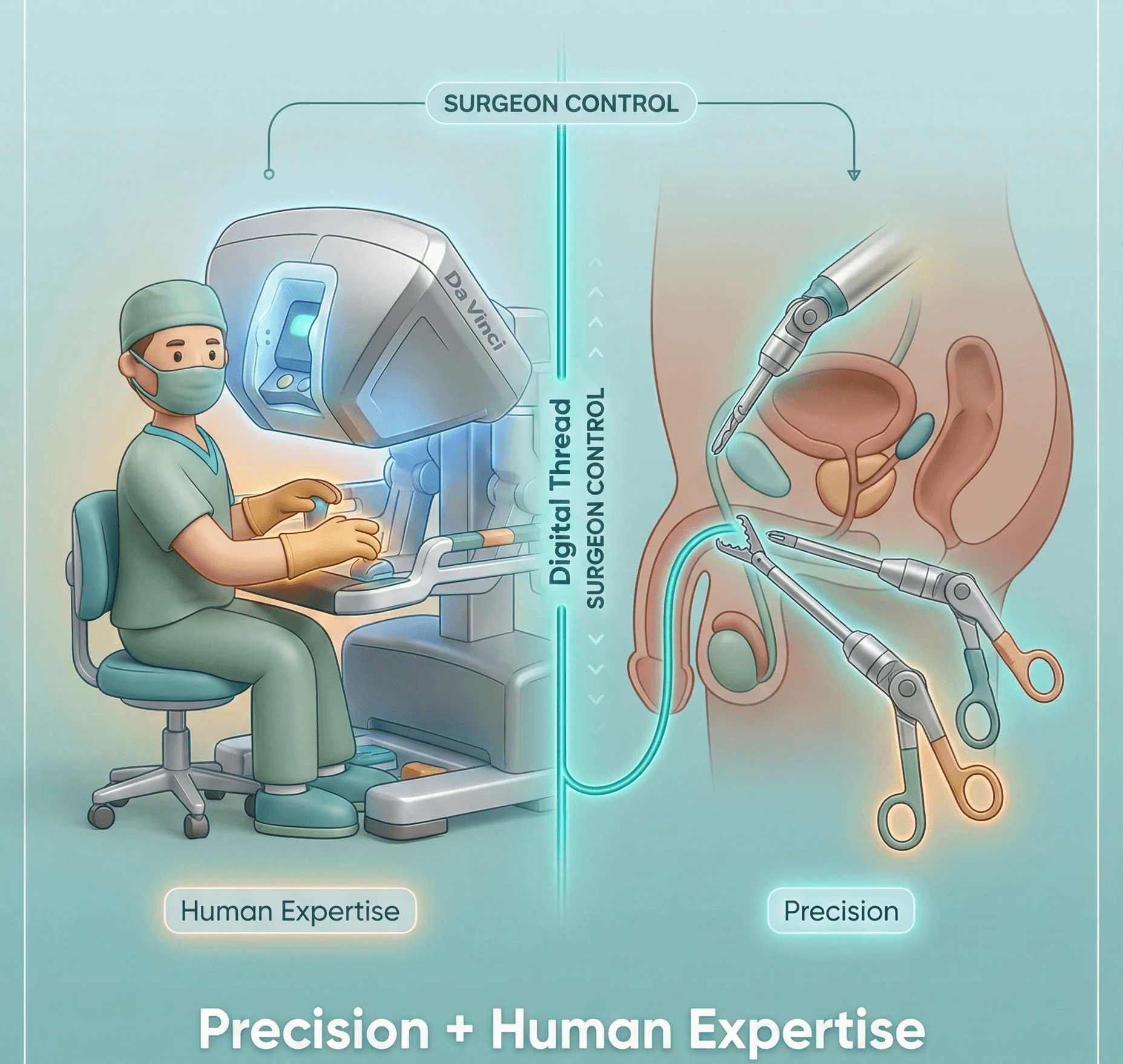 रोबोटिक uro-oncology विशेषज्ञ जो अत्याधुनिक surgical technology और मरीजों के विश्वास के साथ काम करते हैं।