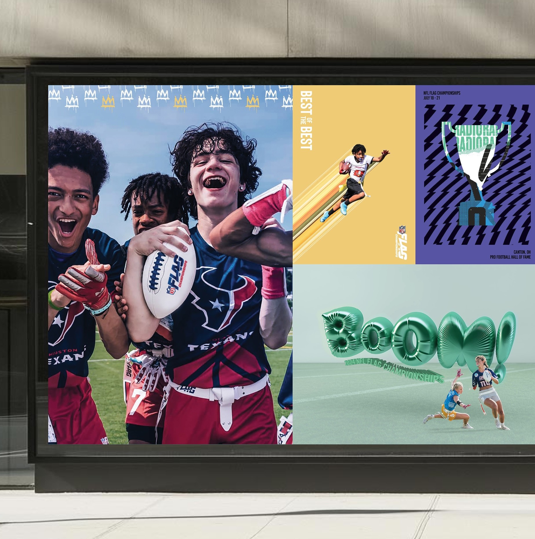 Stacked pink and red glass cosmetic jars on white—minimal skincare packaging display.