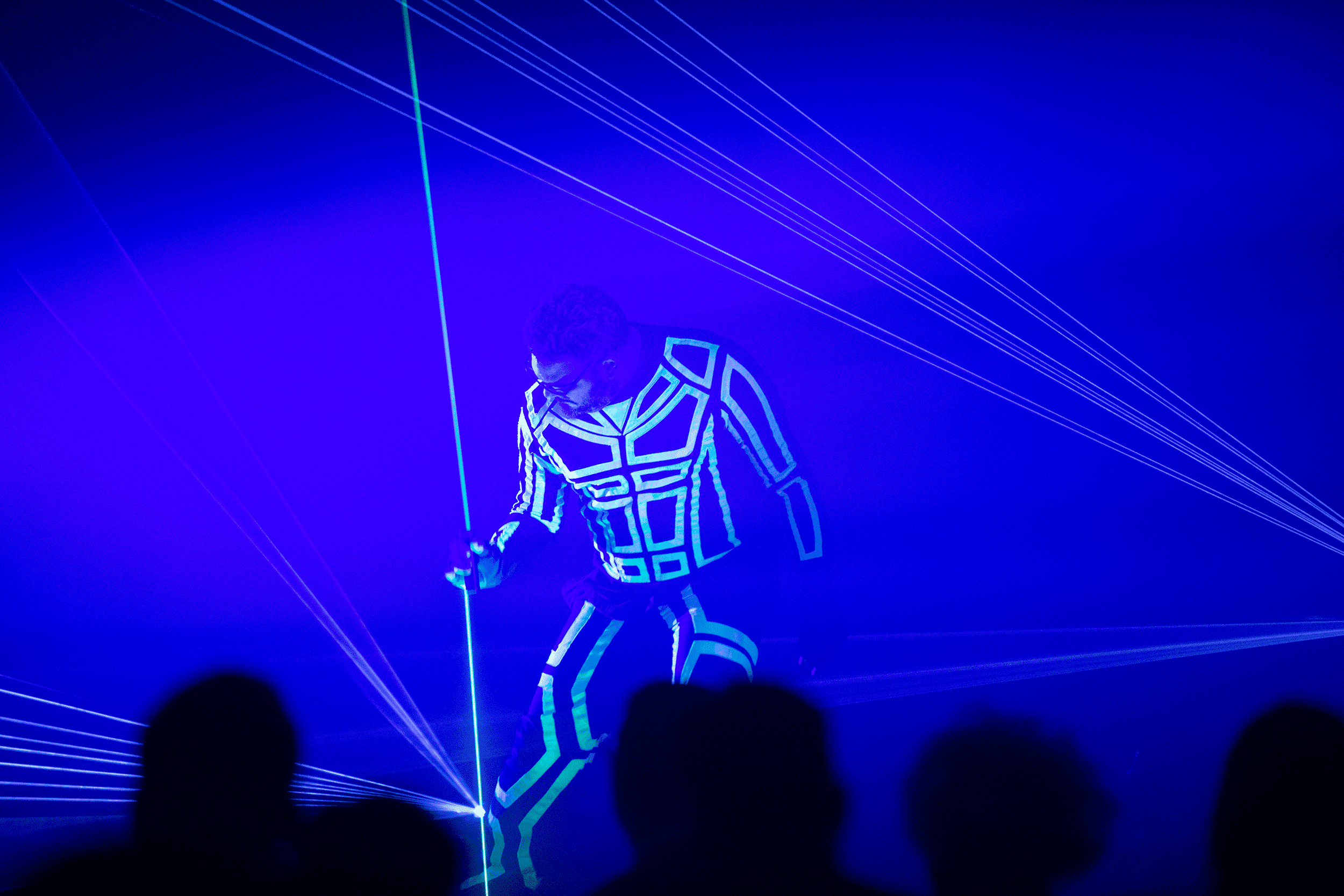 Republic Services Night of Stars lazer performer