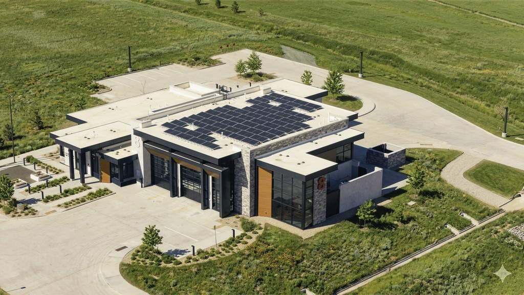 Thornton Fire Station - Aerial View
