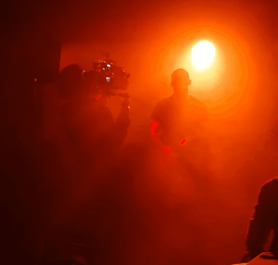 Man im Nebel