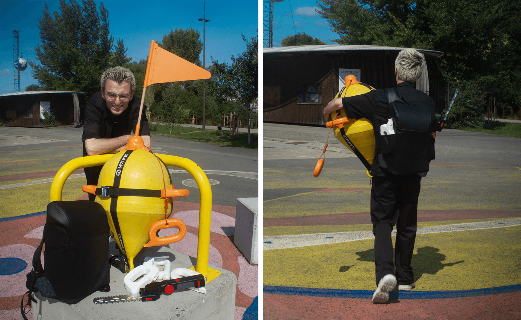 Irl Photo of Mathis Gauguelat and his creations