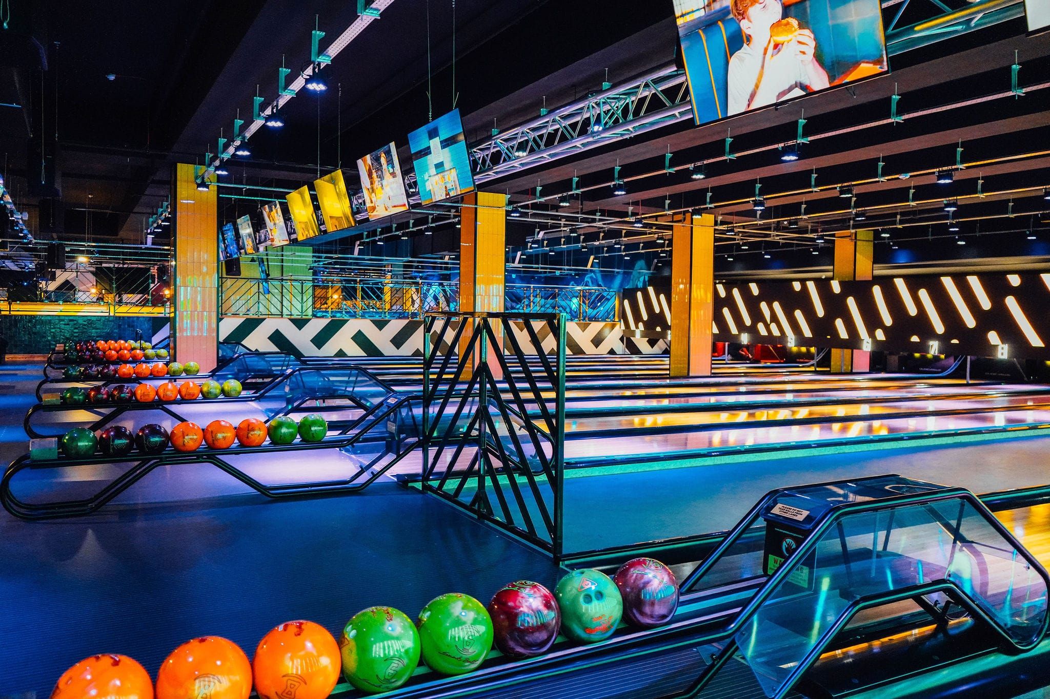 Bowling alleys at King Pins