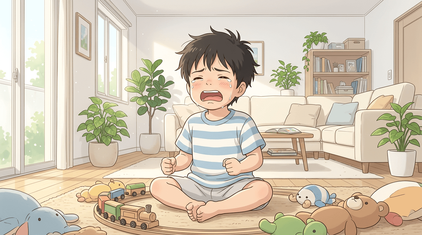 emotional boy