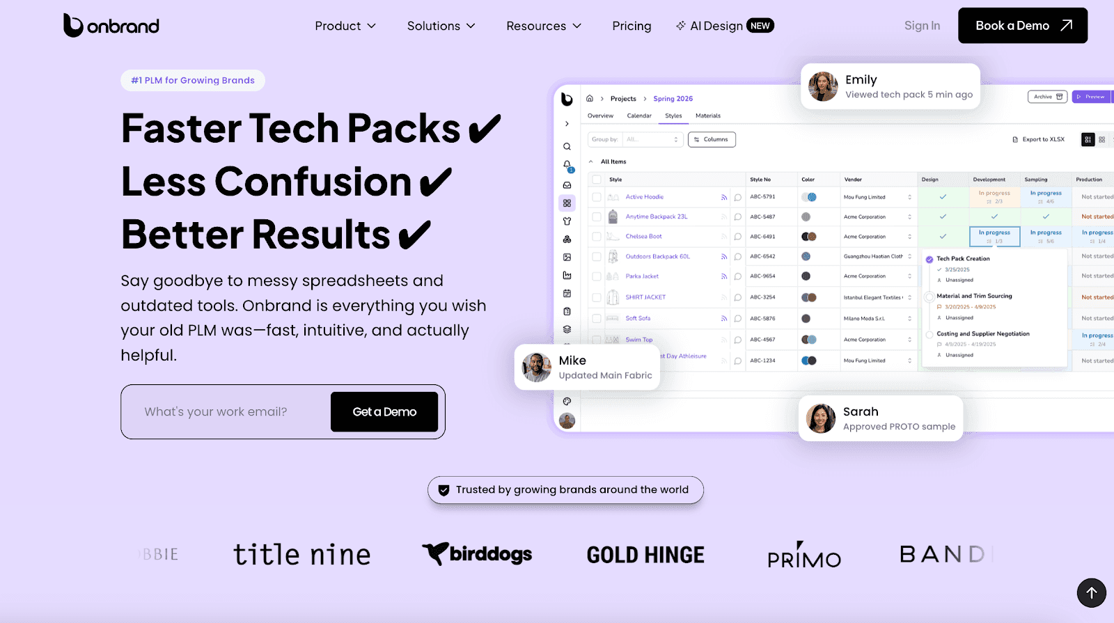 Onbrand Live Tech Packs
