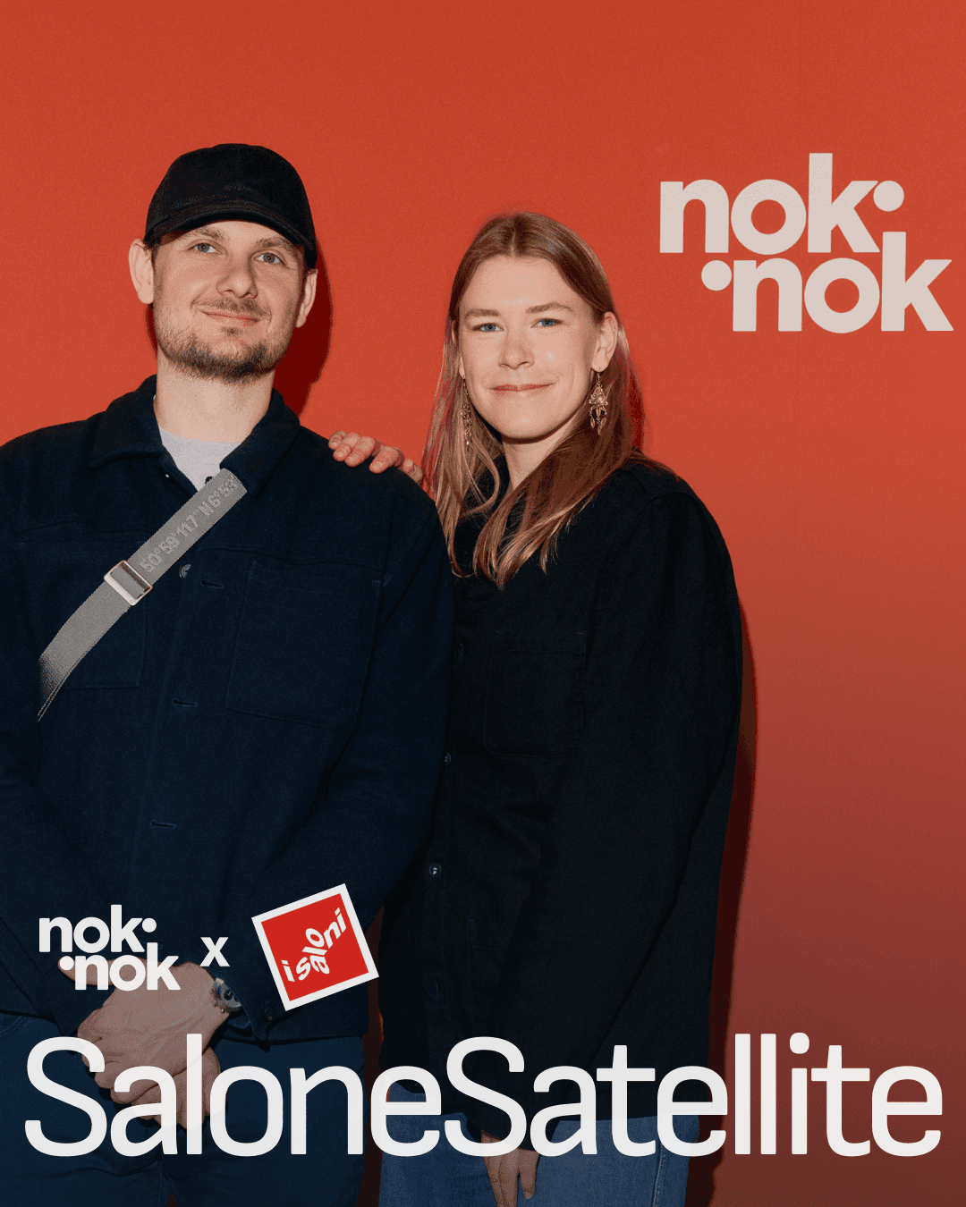 Eika Weber and Vincent Zigarelli of noknok Studio at Milan Design Week 2026 SaloneSatellite