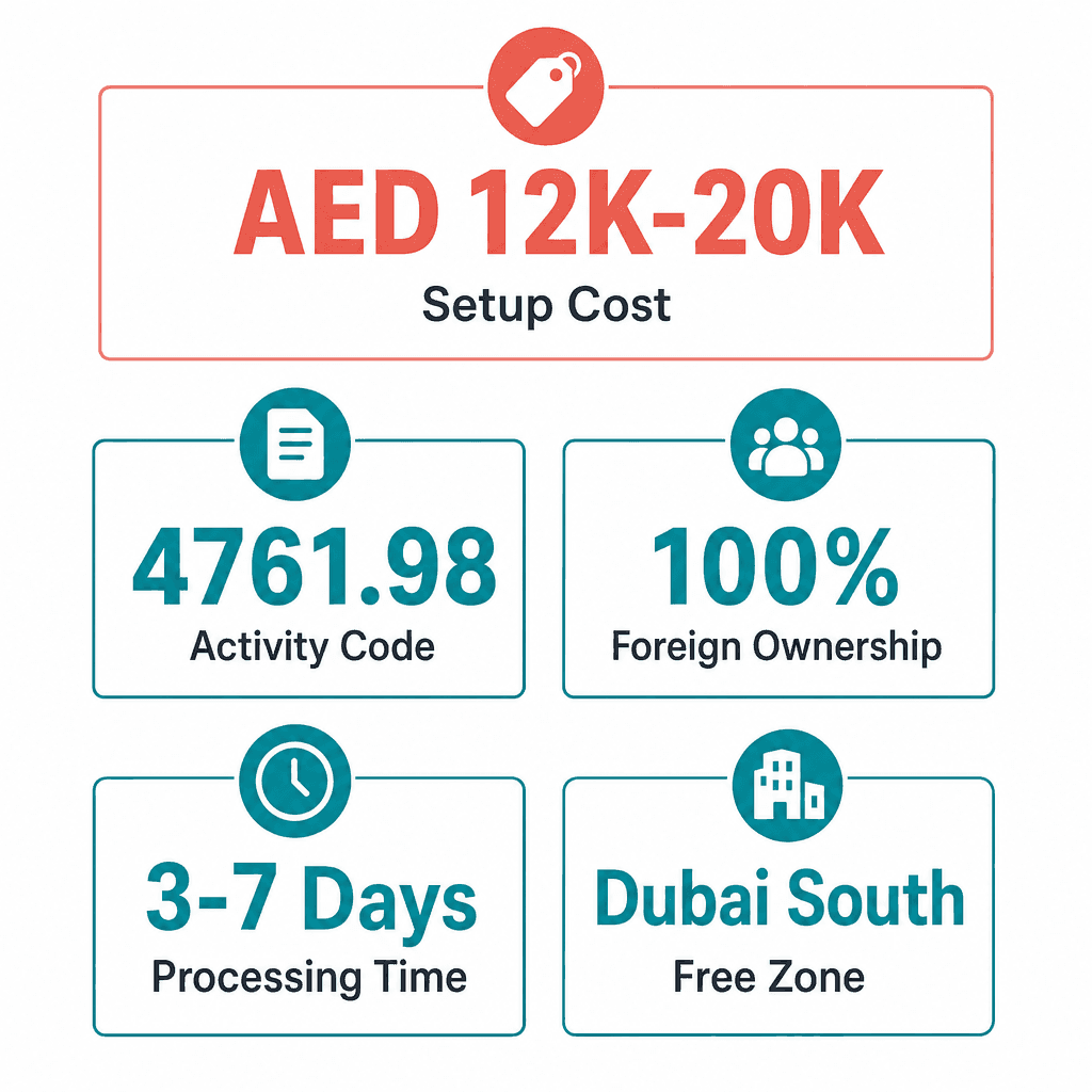 Infographic: Invitation & Greeting Cards Trading License in Dubai: Cost and Requirements