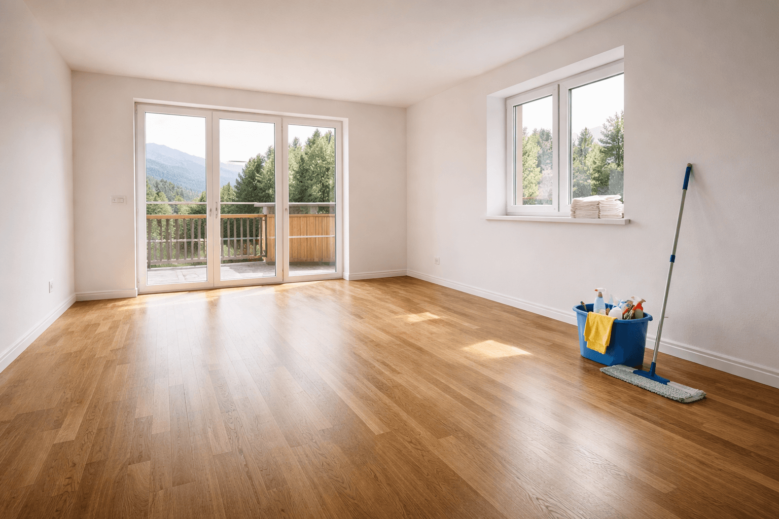 Übergabepaket nach Umzug mit Renovierung, Rückbau und Endreinigung – saubere Wohnung zur Übergabe bereit