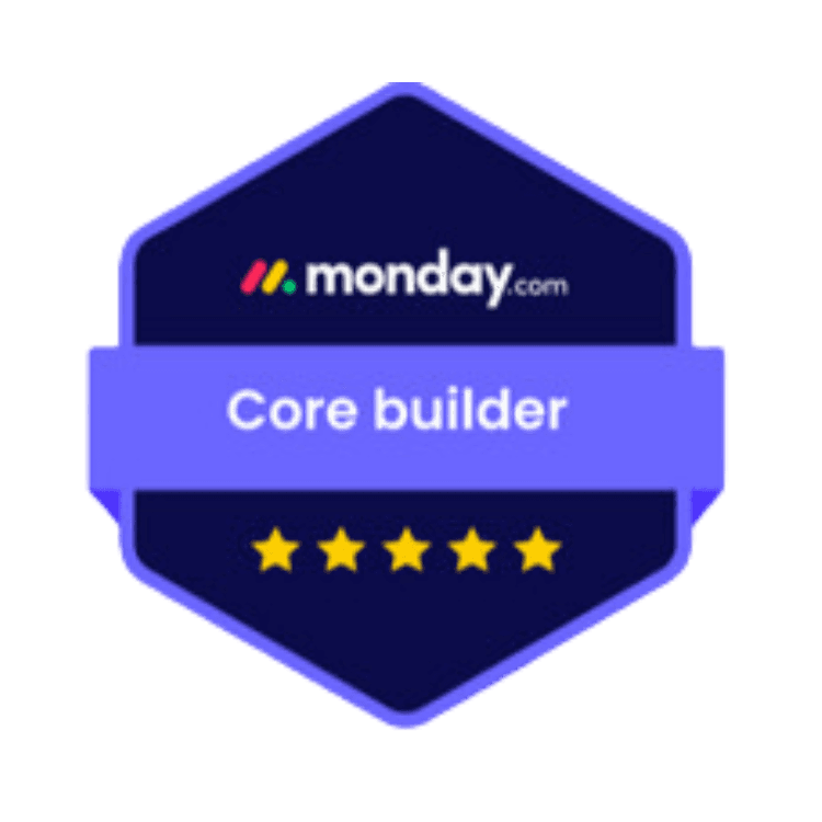 monday.com workflow certfiied expert badge