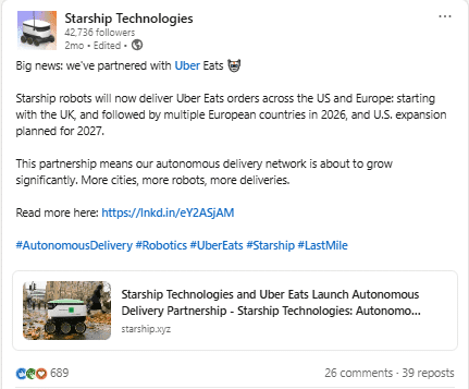 Marketing Spotlight Starship Technologies