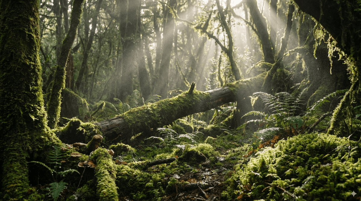 "Harness native high-fidelity output to craft a breathtaking, atmospheric environment of a mossy forest floor. Command complex lighting effects and delicate textures, ensuring every strand of moss and beam of light is rendered in pixel-perfect resolution suitable for a 4K wallpaper."