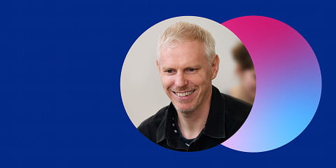 Upskill in UX Design: headshot of Mark McGuiness, an experienced digital designer with over 15 years in the industry.