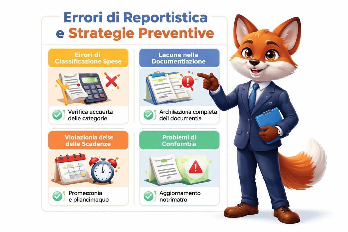 Errori rendicontazione