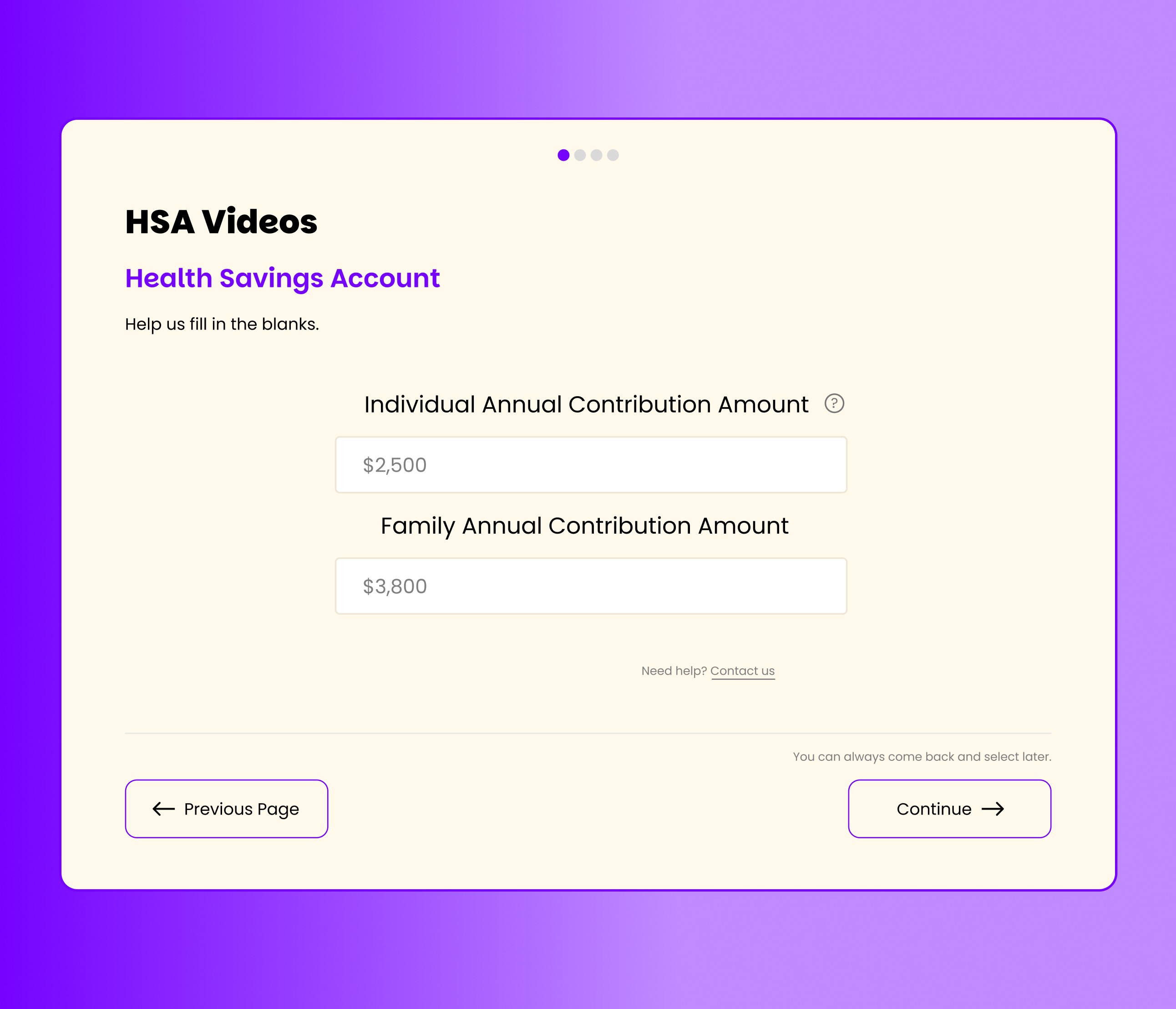 Hiveeo Online Multistep form