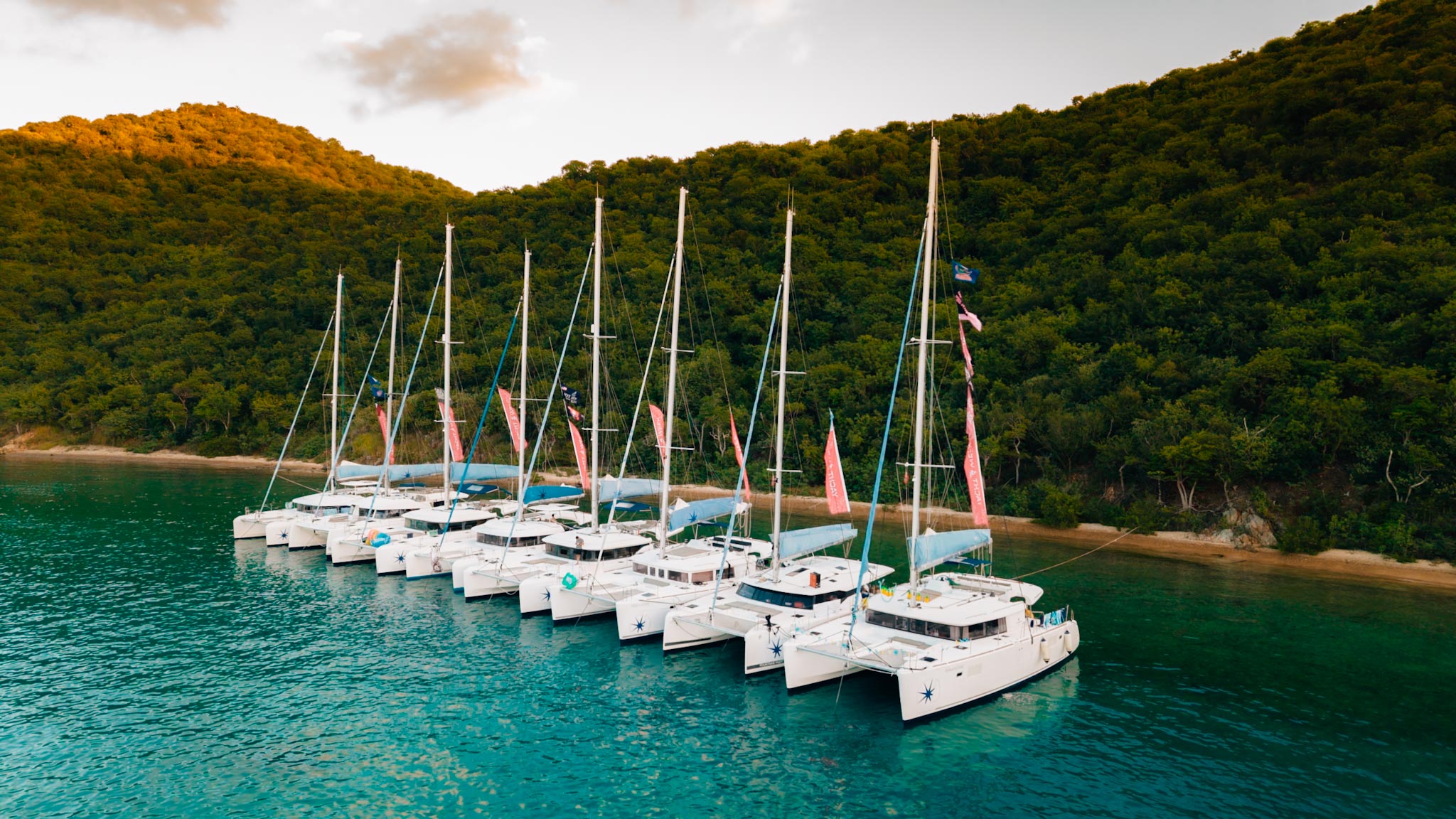 Professional travel marketing footage from Yacht Week in the British Virgin Islands