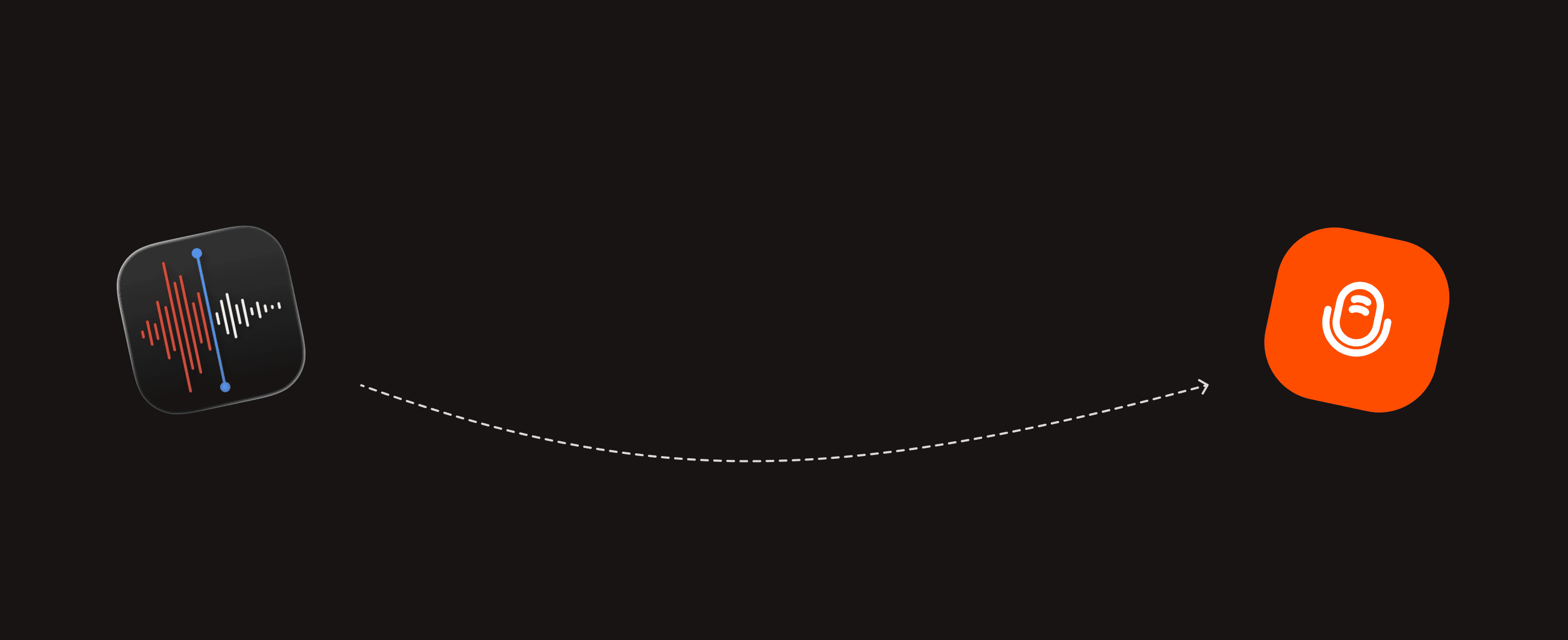 Voice notes to Audionotes