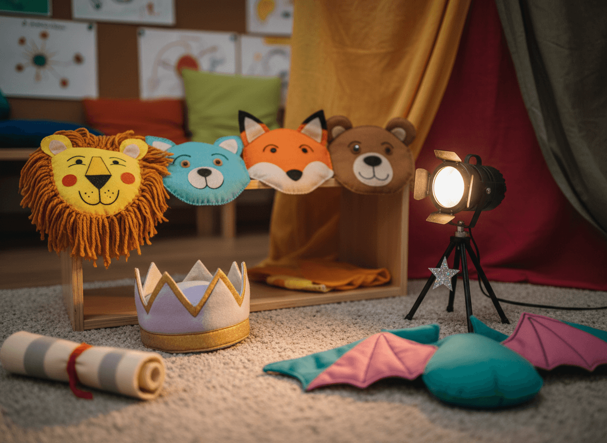 A winding road cuts through rocky terrain, surrounded by patches of green grass and illuminated by sunlight.