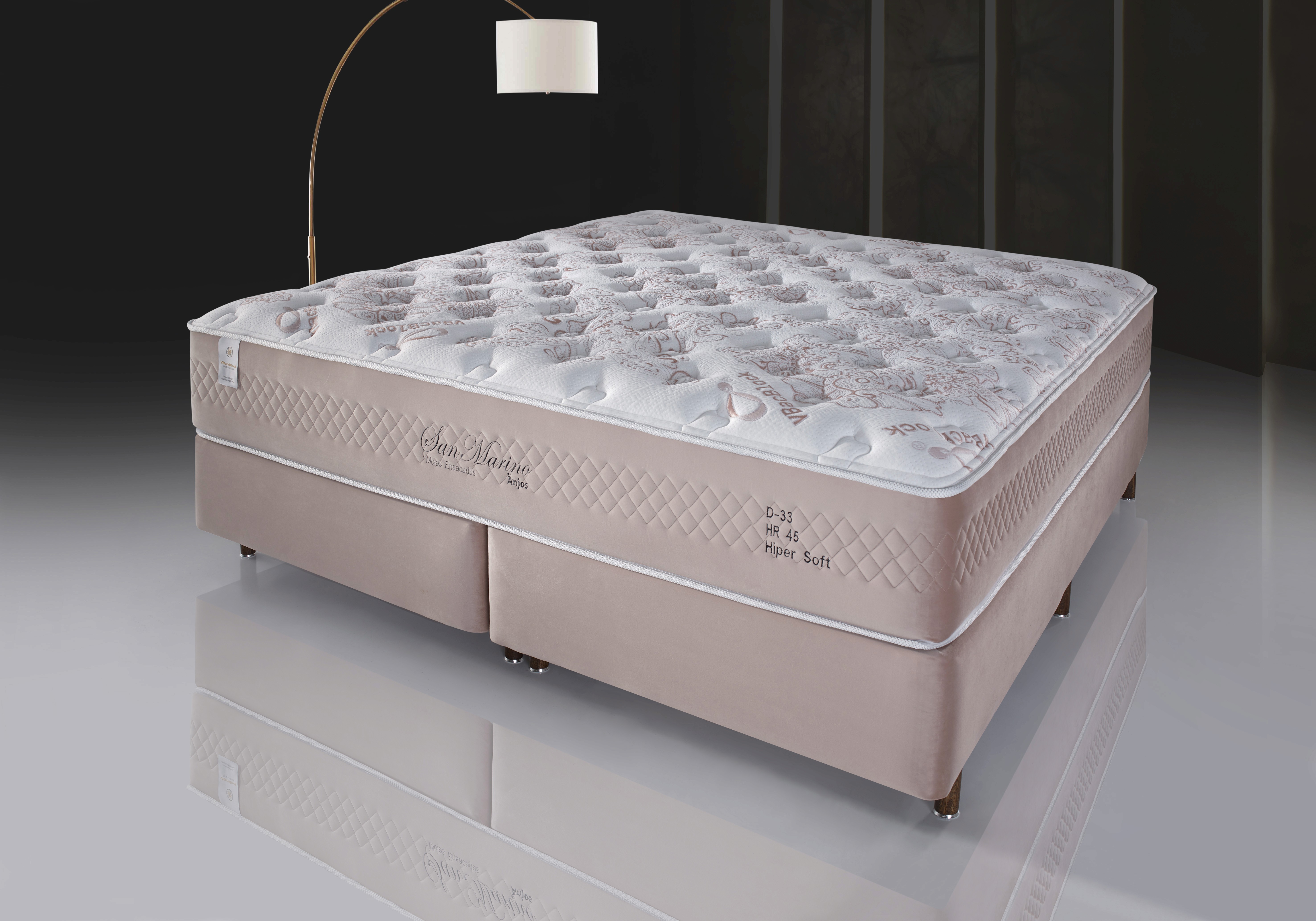 Colchão San Marino - Delicadeza em Tons Rosê | Anjos Colchões e Sofás Bacacheri