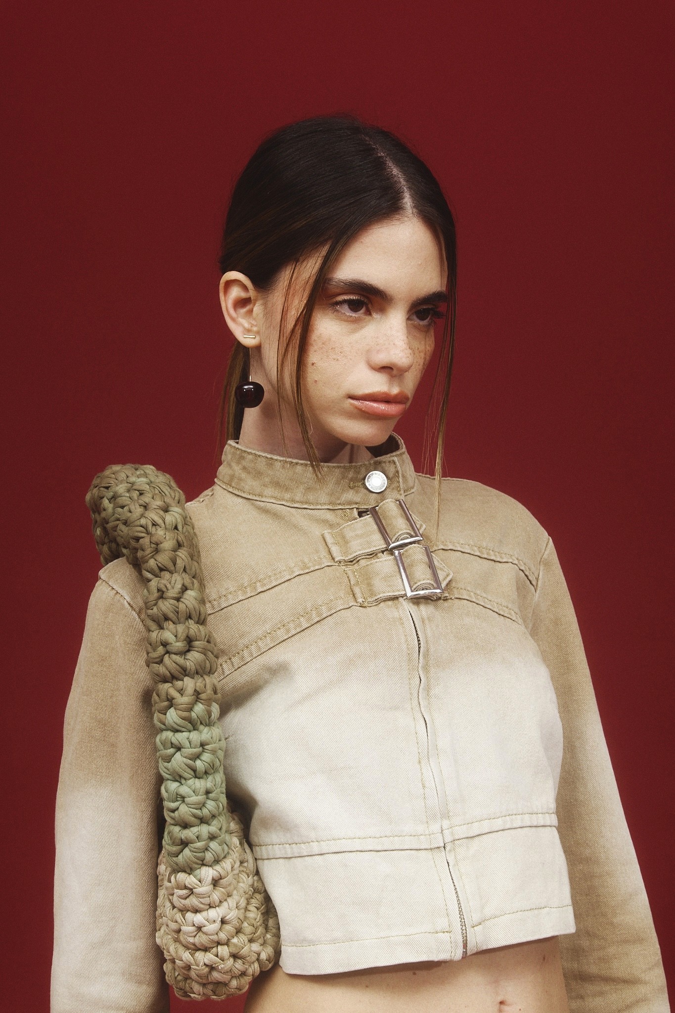 Four girls running with skateboards