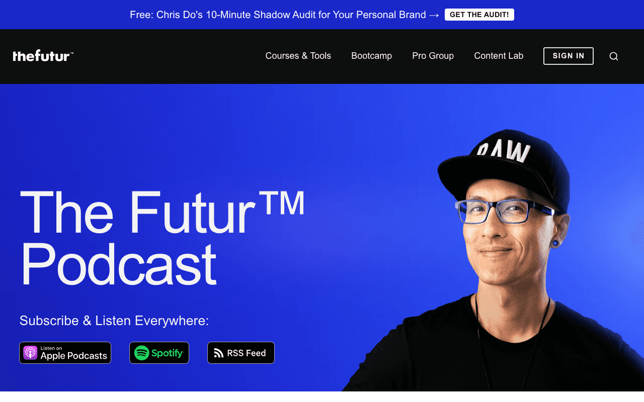 The Futur екранна снимка