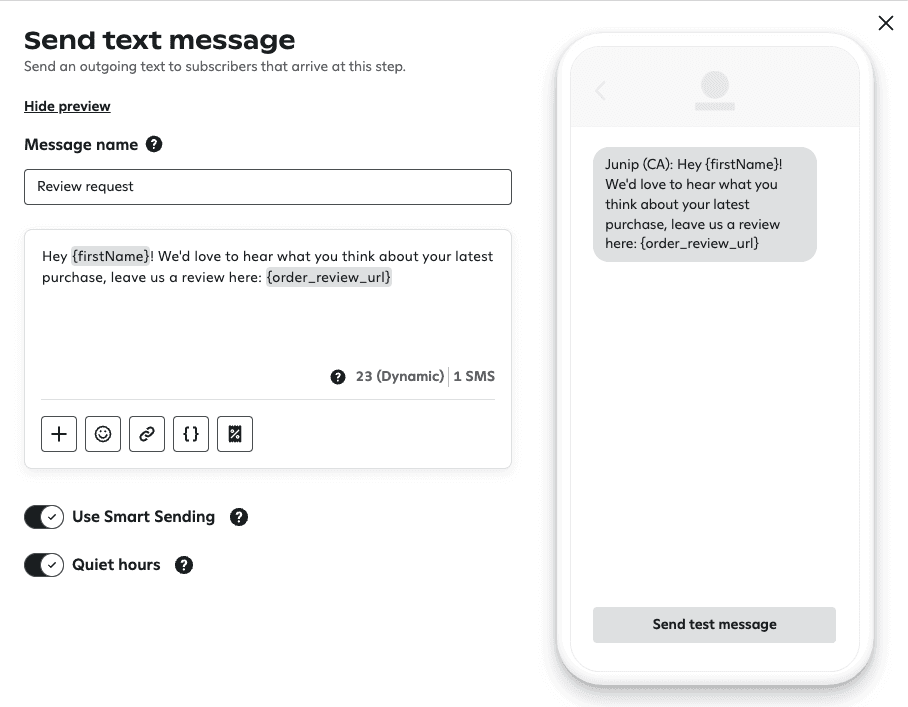 Attentive SMS