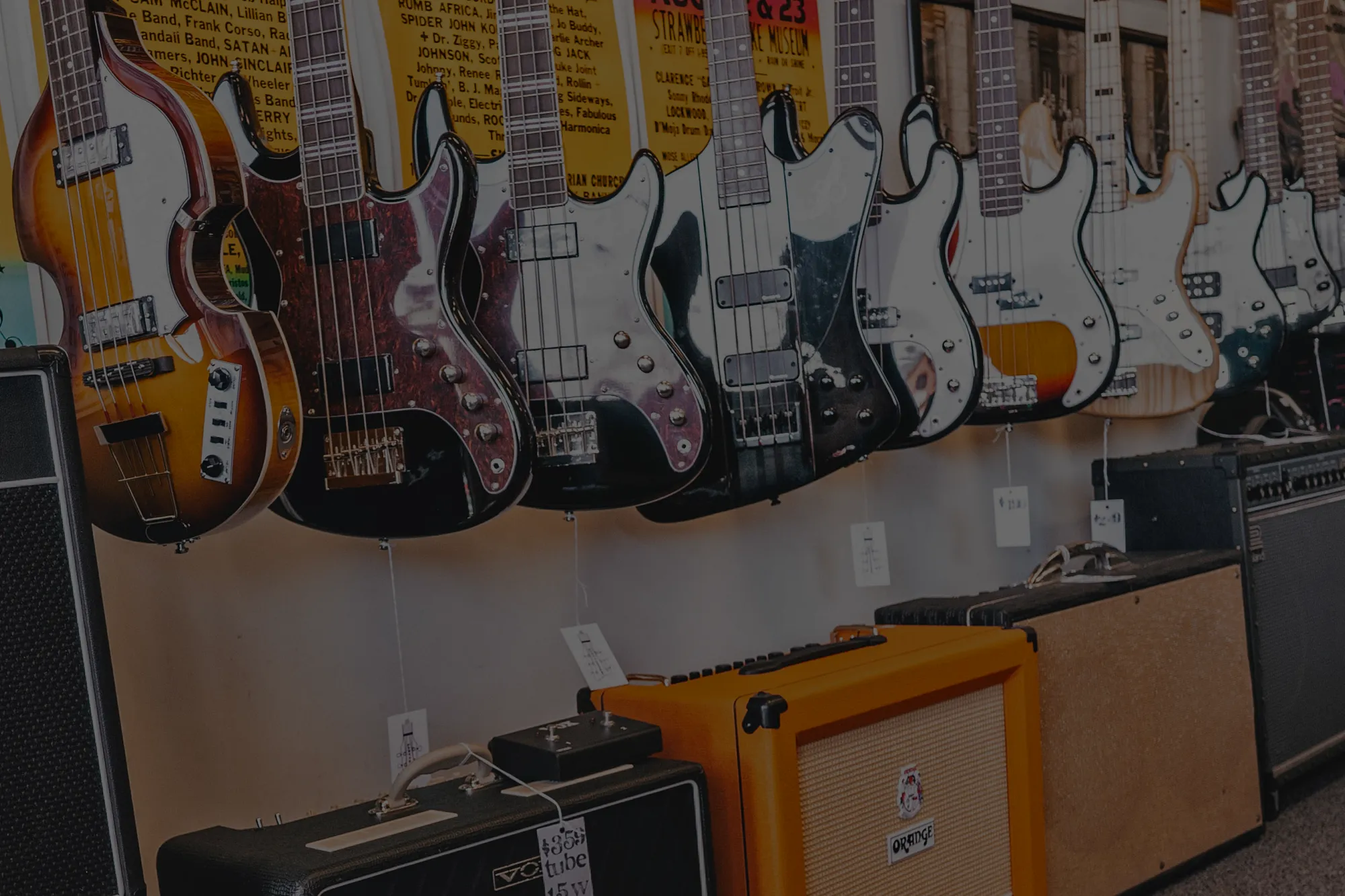 Gary's Guitars, new & used bass guitars and bass amps