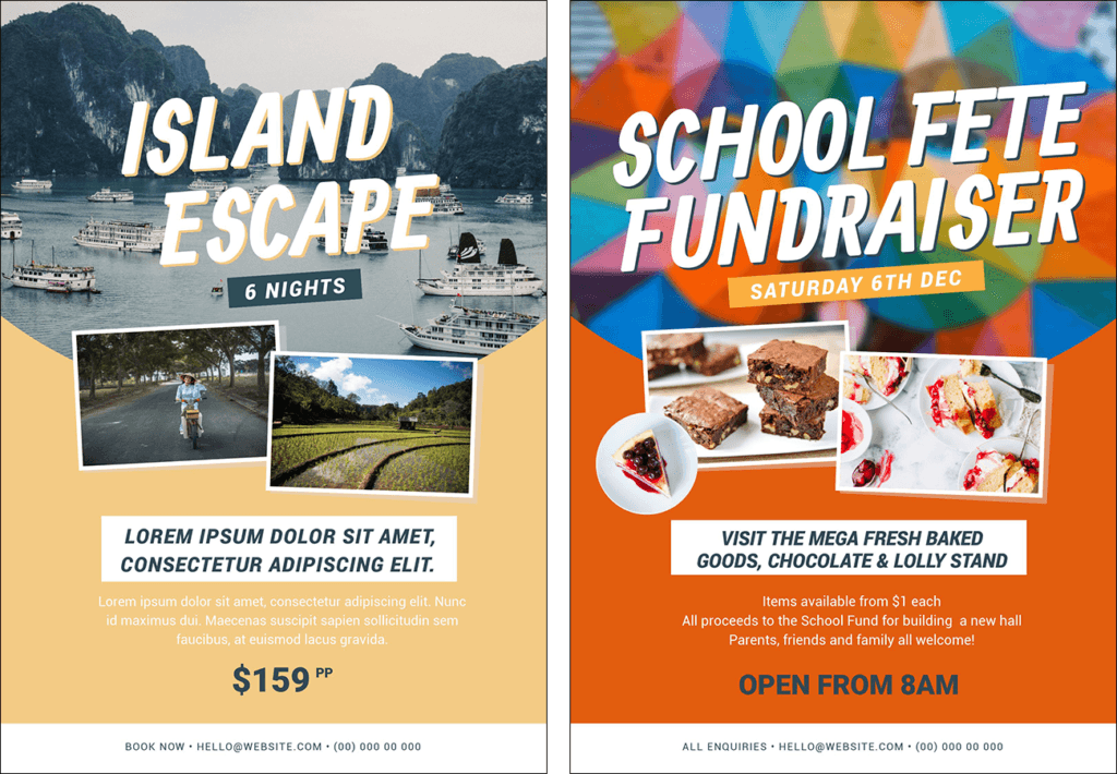 Improve the Visual Effect with Overlapping Images