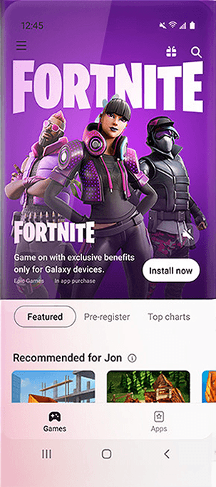 App screenshot