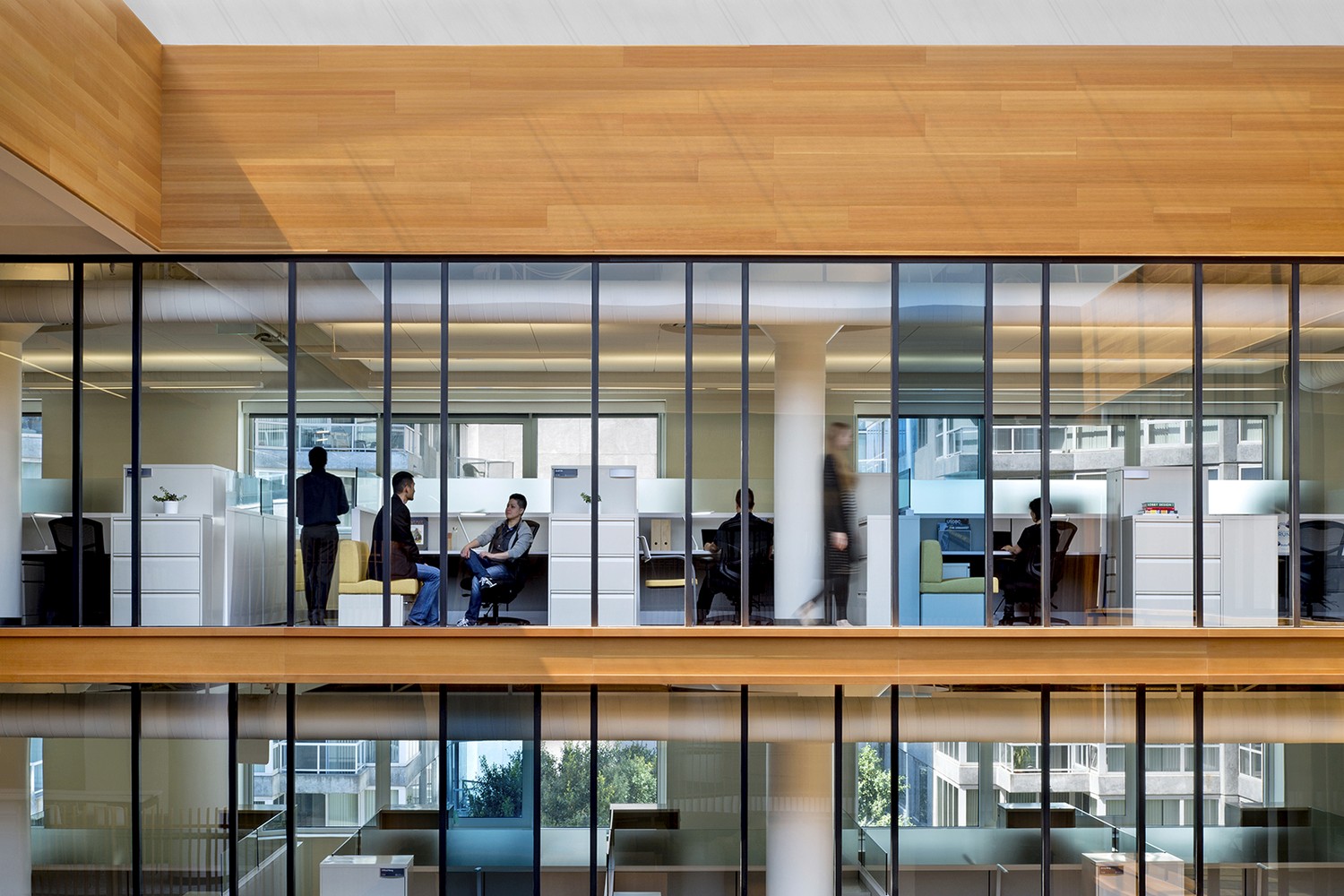 Contemporary Office Repositioning. Skylight and Atrium Design in San Francisco California