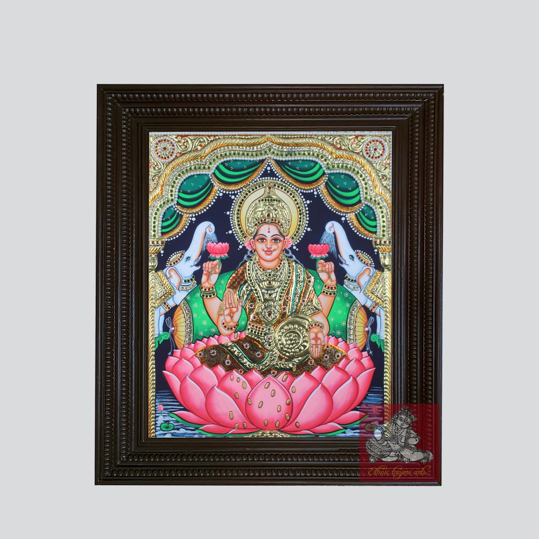 Goddess Lakshmi Tanjore Painting