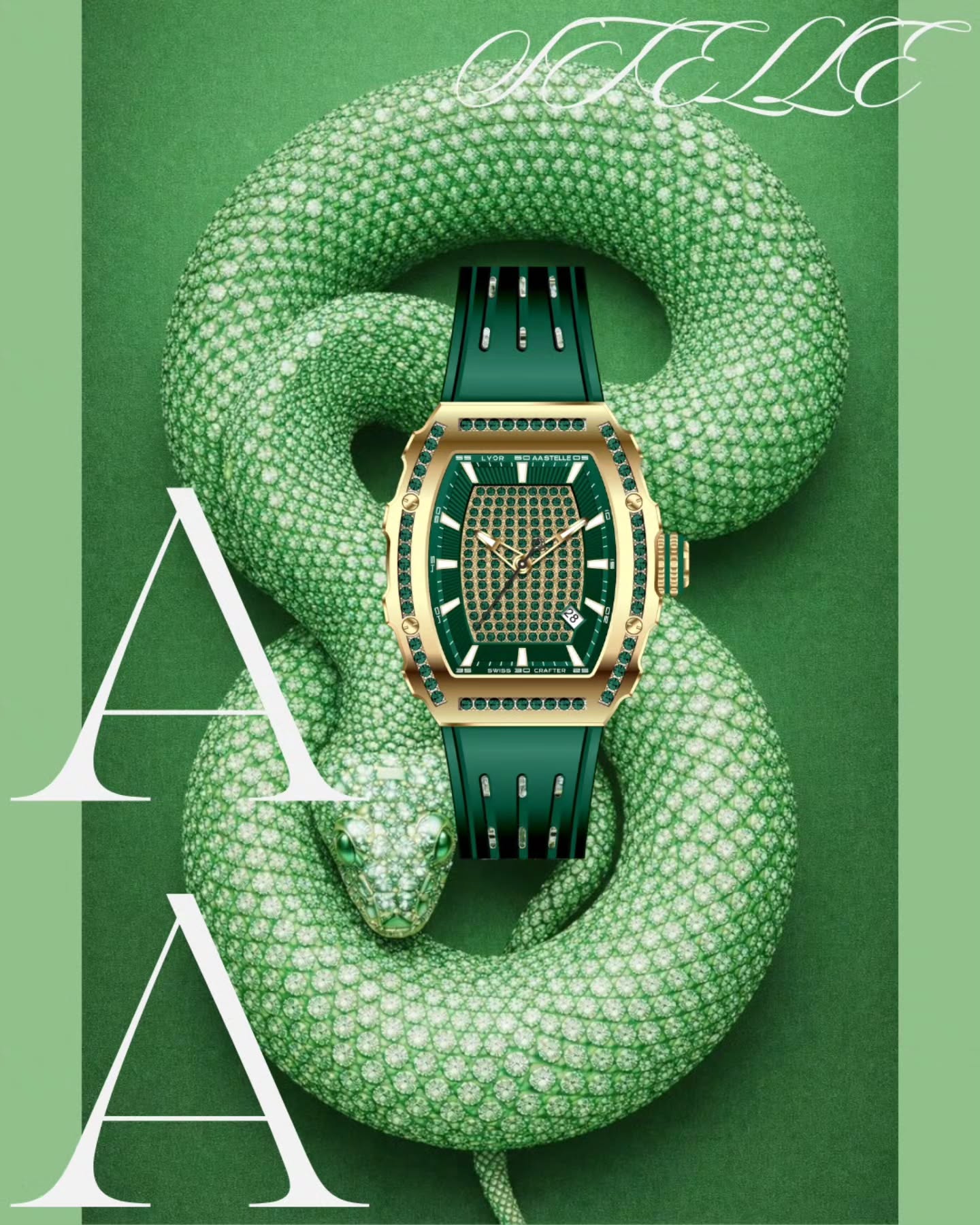 watch on a work desk