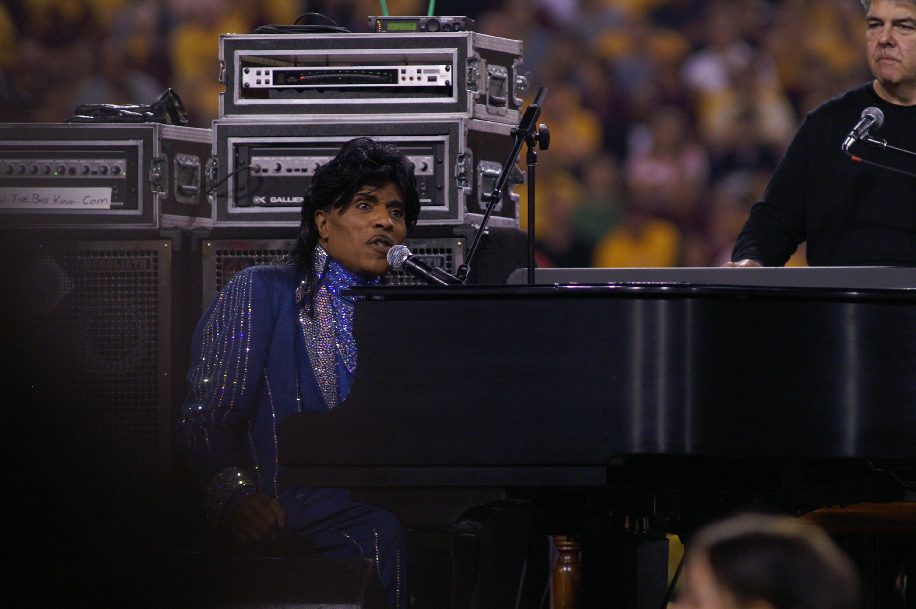 Little Richard performing on stage
